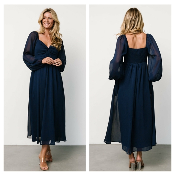 knee length dresses for ladies Baltic Born Womens Liana Velvet Embossed Maxi Dress | Black main image 1